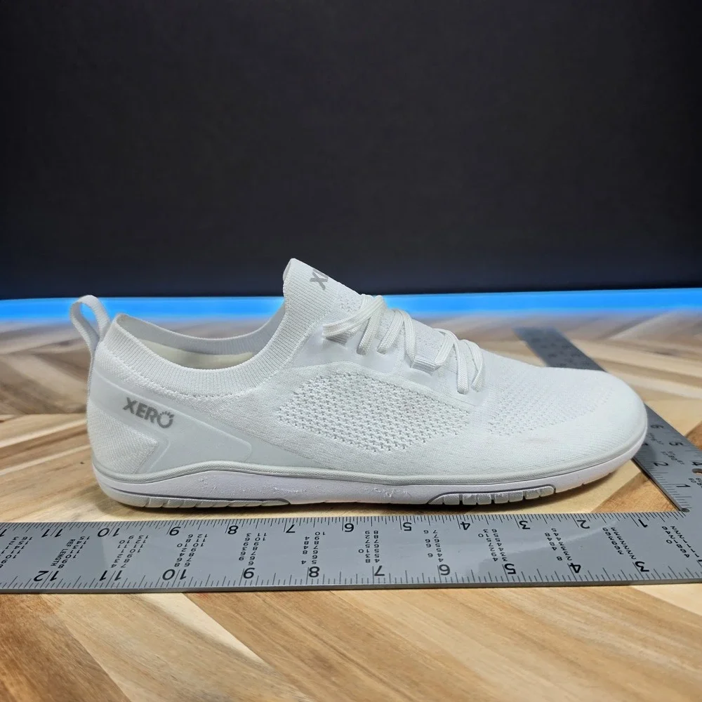 Xero Shoes Nexus Knit Mens 9.5 White Barefoot Minimalist Athletic Running